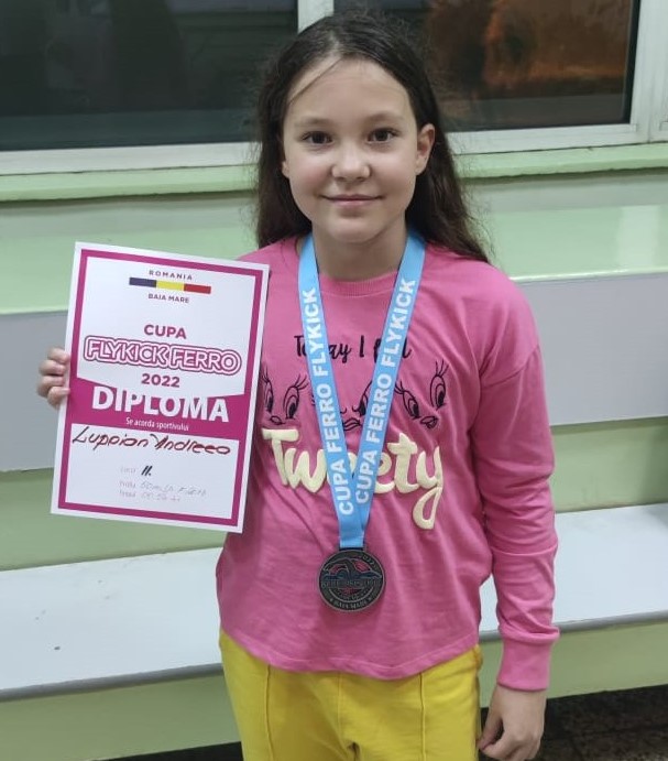 Andreea Lupoian, înotătoare la Aquarel, două premii la Cupa ,,Ferro- Flykick”