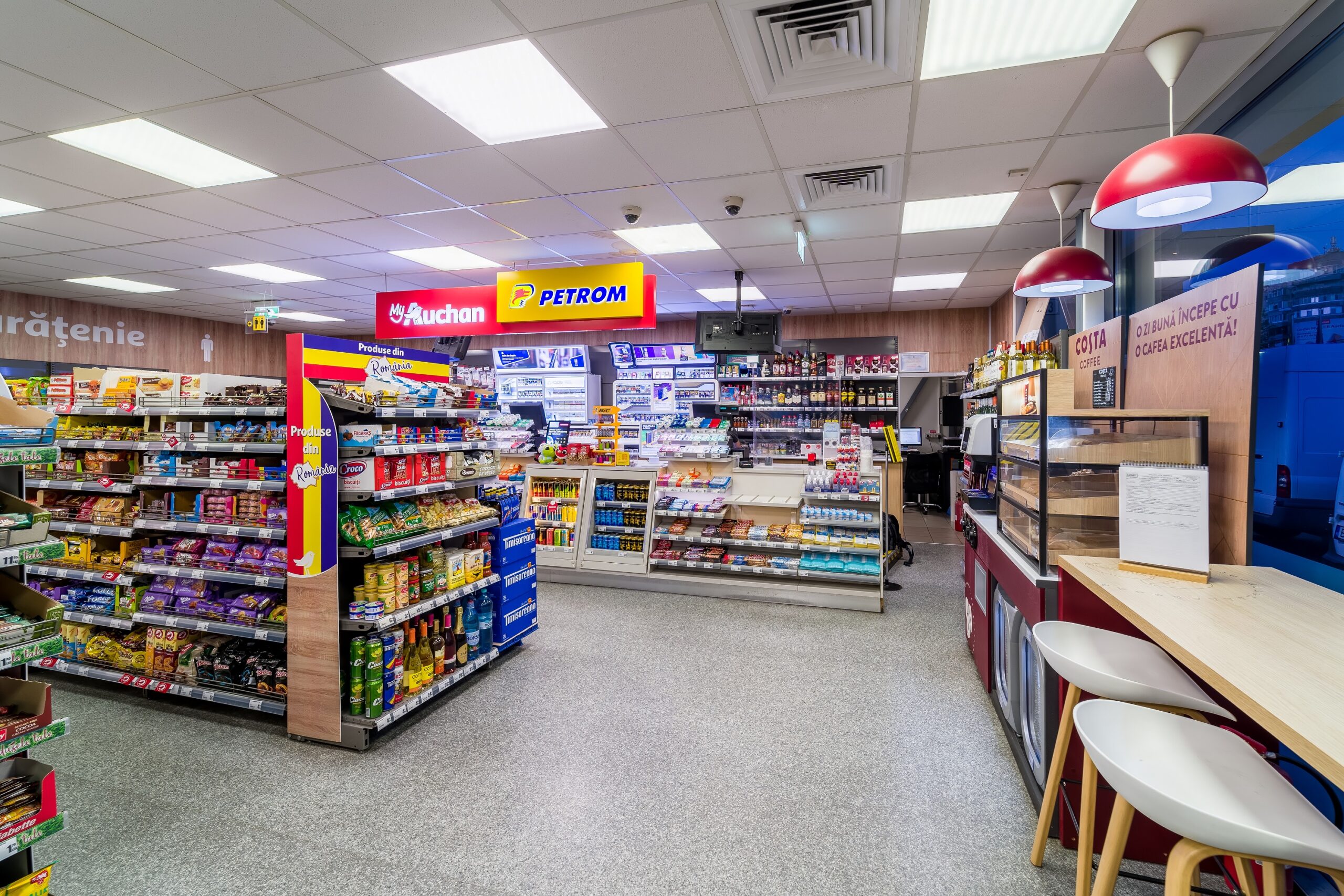 Oprirea ta 2 în 1 La MyAuchan din stațiile Petrom din județul Sălaj