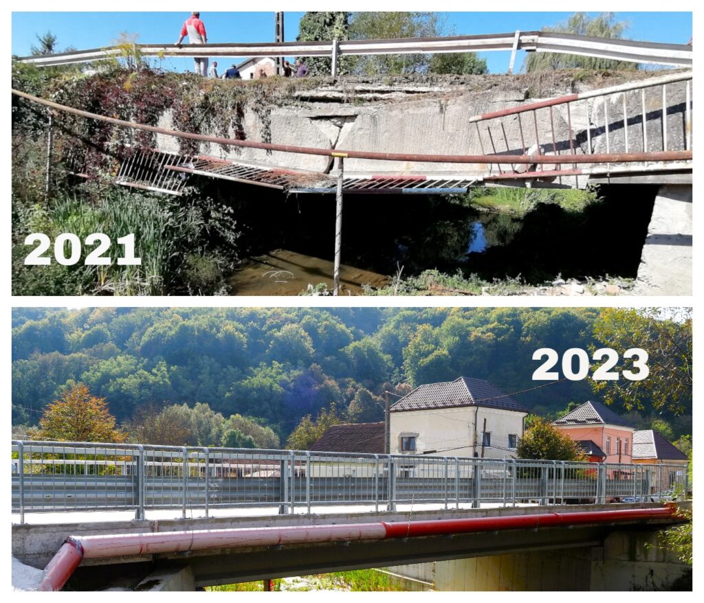 Sa reabilitat podul de la Ileanda