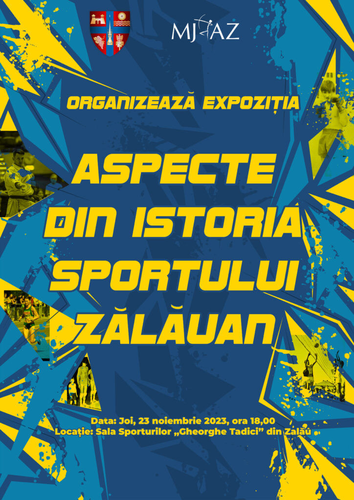 ”Aspecte din istoria sportului zălăuan” în expoziție la Sala Sporturilor ”Gheorghe Tadici”
