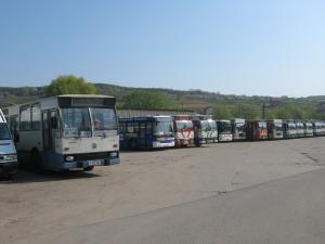 Transportul in comun din Zalau, blocat de revolta soferilor