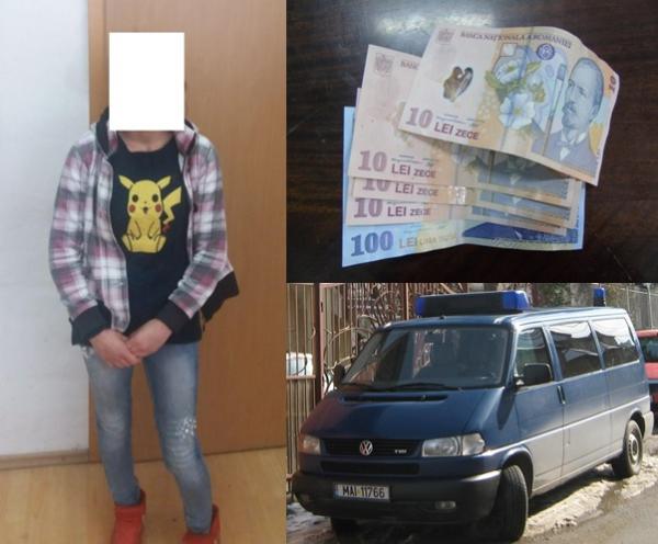 Jandarmii au prins o fata de 19 ani la furat in Zalau